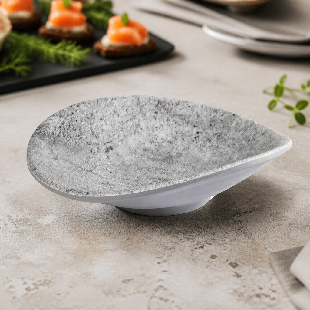 Commercial Melamine Curved Bowl 20ml 105 x 100mm