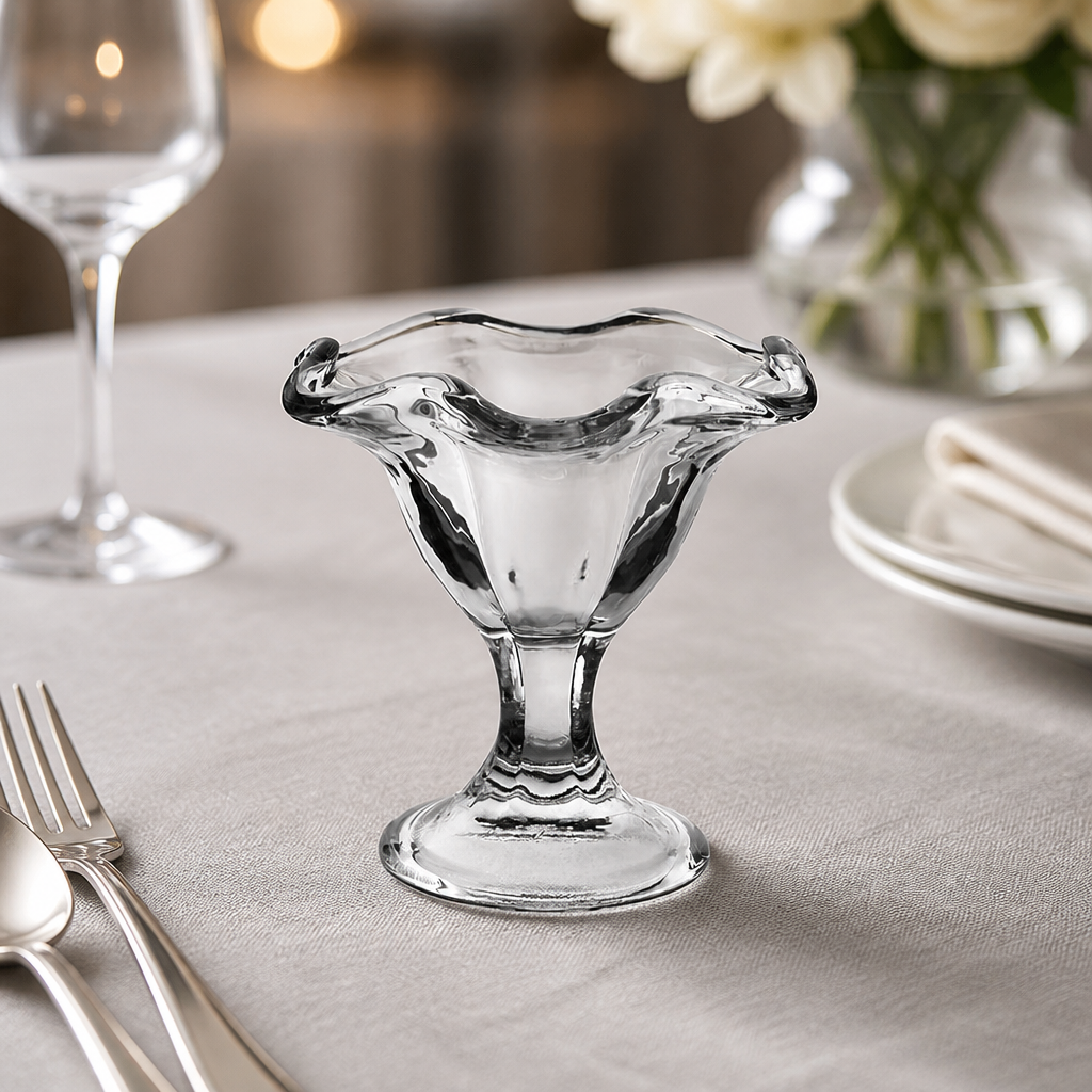 Mona Dessert Glasses 235ml in a 6 Pack