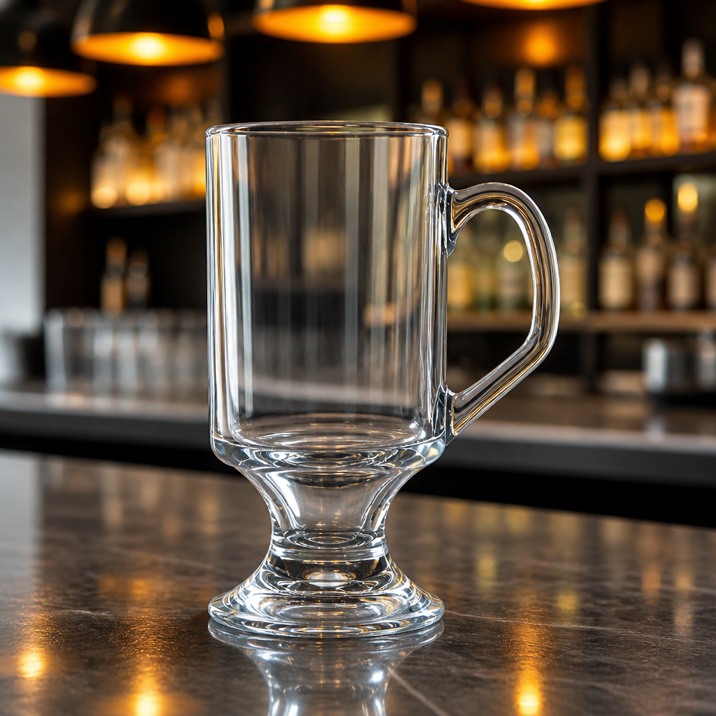 Commercial Toughened Glass Latte Cups 290ml 24 Pack
