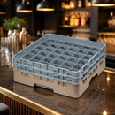 Commercial Glass Storage Rack 36 Compartments Max Height 133mm