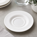 Commercial Porcelain Saucers 143mm for Restaurants 6 Pack