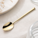 Commercial Gold Dessert Spoons Set of 12 Elegant Design