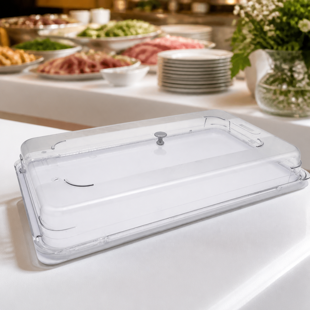 Commercial Plastic Gastronorm Display Case 9L 530x325x82mm
