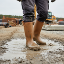 Premium Heavy Duty Fur Lined Full Safety Wellington Boots with Steel Toecap and Cold Insulation for Enhanced Comfort and Protection