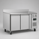 Commercial Double Door Counter Fridge 282L Capacity