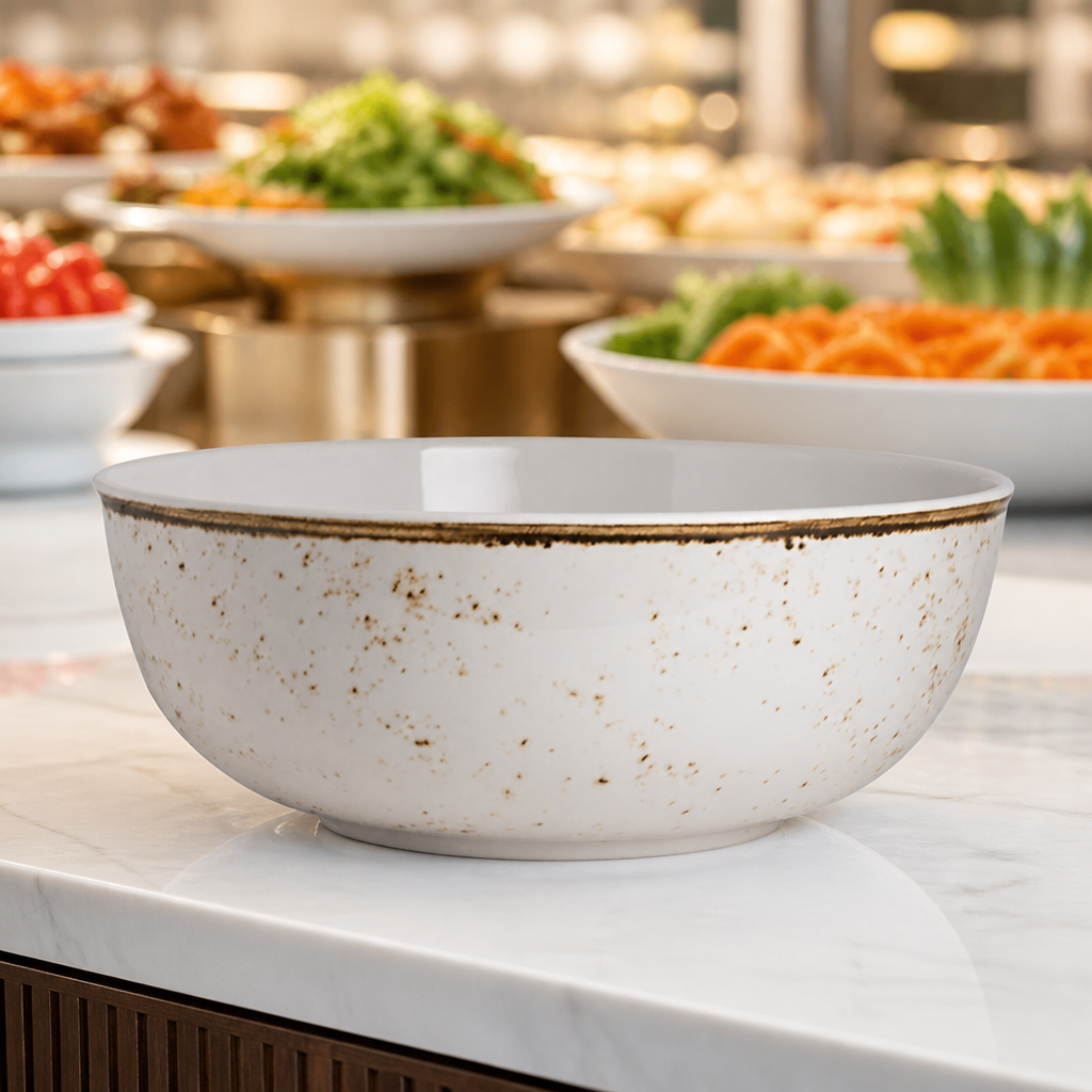 Large Commercial Melamine Bowls 330mm 7.57Ltr 3 Pack