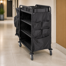 Compact Housekeeping Trolley with 90 Litre Waste Bag