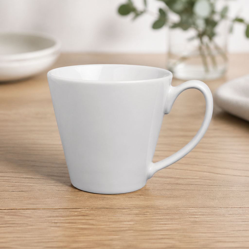 Commercial Tea Cups 210ml Porcelain 12 Pack