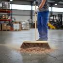 Premium 12-Inch Bassine Broom Head for Effective Cleaning and Dust Removal - High-Quality Professional Grade for Industrial and Commercial Applicat...