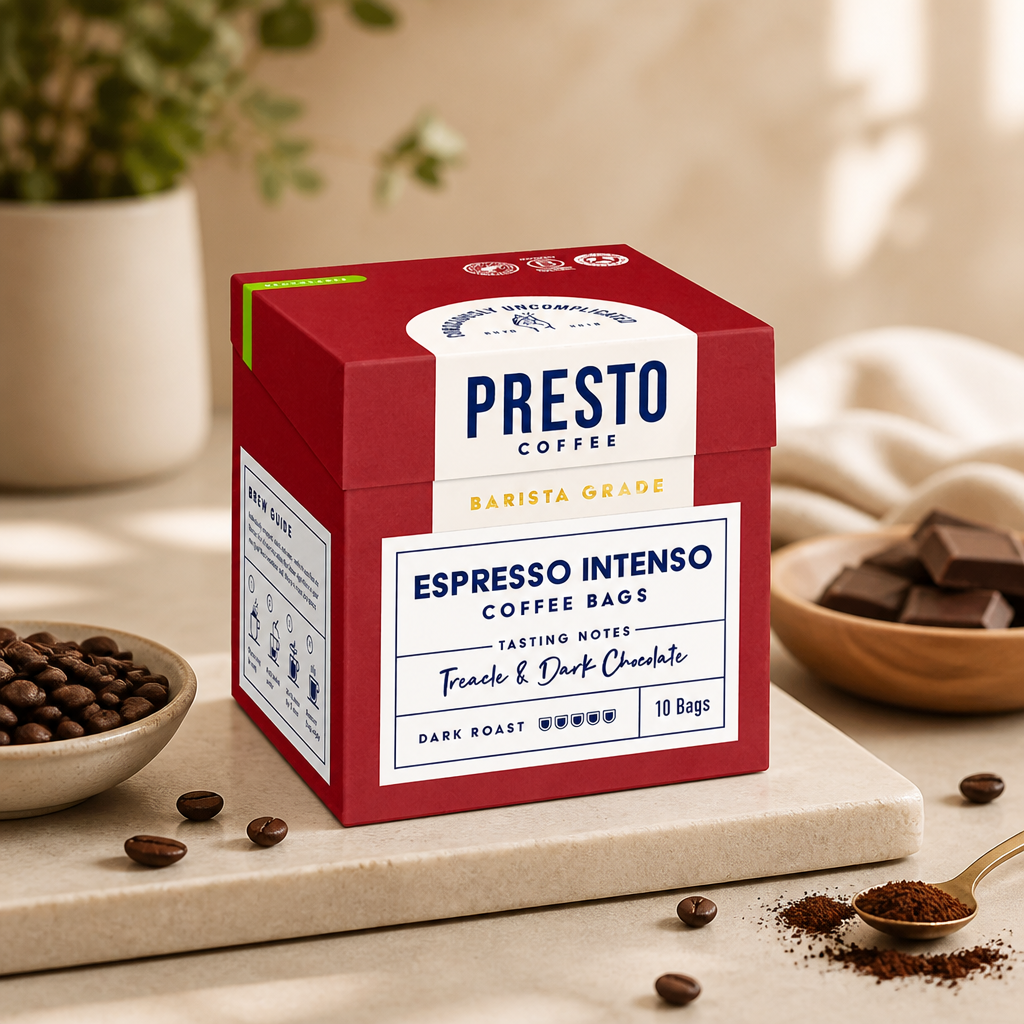 Commercial Espresso Coffee Bags 8g Pack of 10 Single Origin