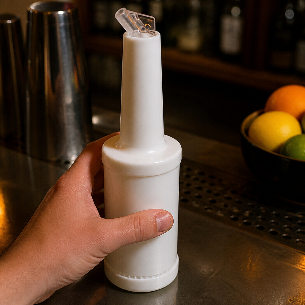 1Ltr Commercial Juice Pour and Store with Detachable Lid