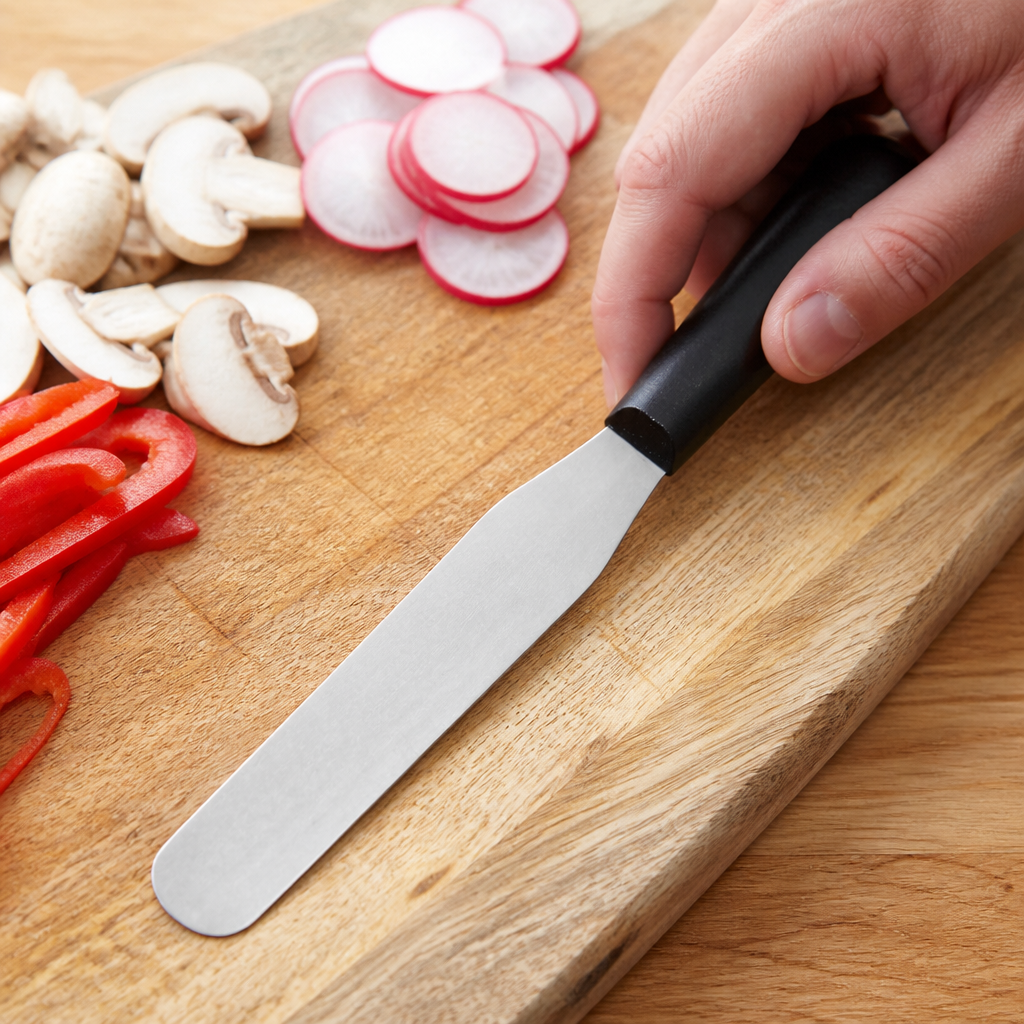 15cm Commercial Pastry Knife with Flexible Blade and Grip Handle