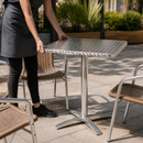 Commercial Stainless Steel Flip Top Table 600mm for Cafes