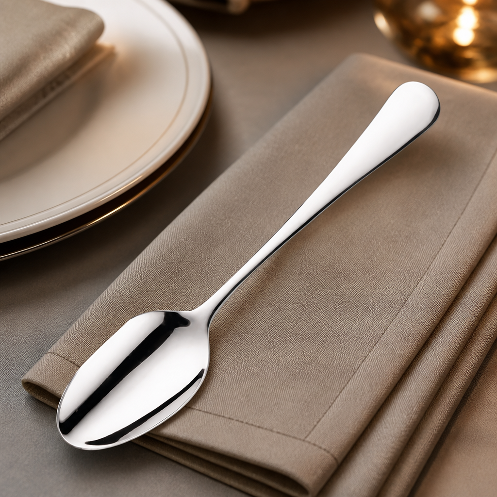 Commercial stainless steel tablespoons 12 pack 196mm length