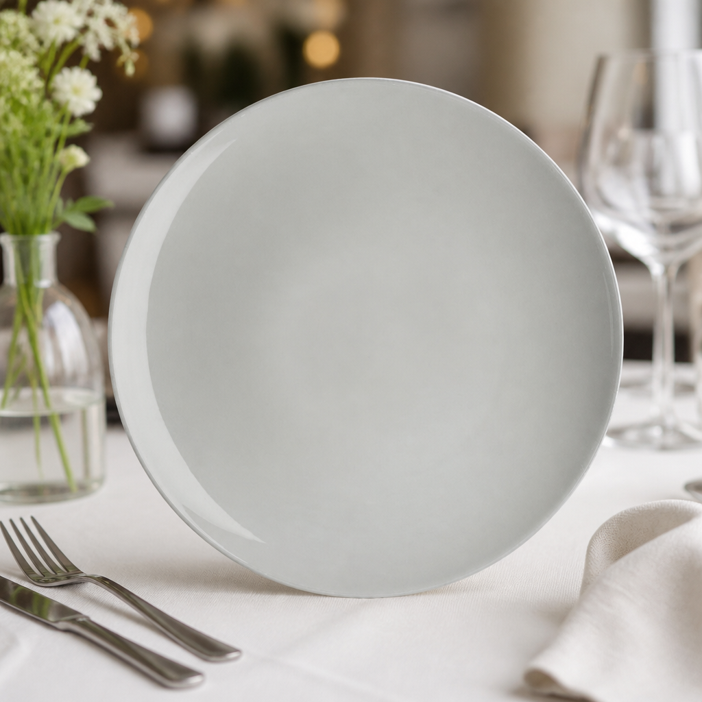 Commercial Coupe Plates 279mm Porcelain 12 Pack
