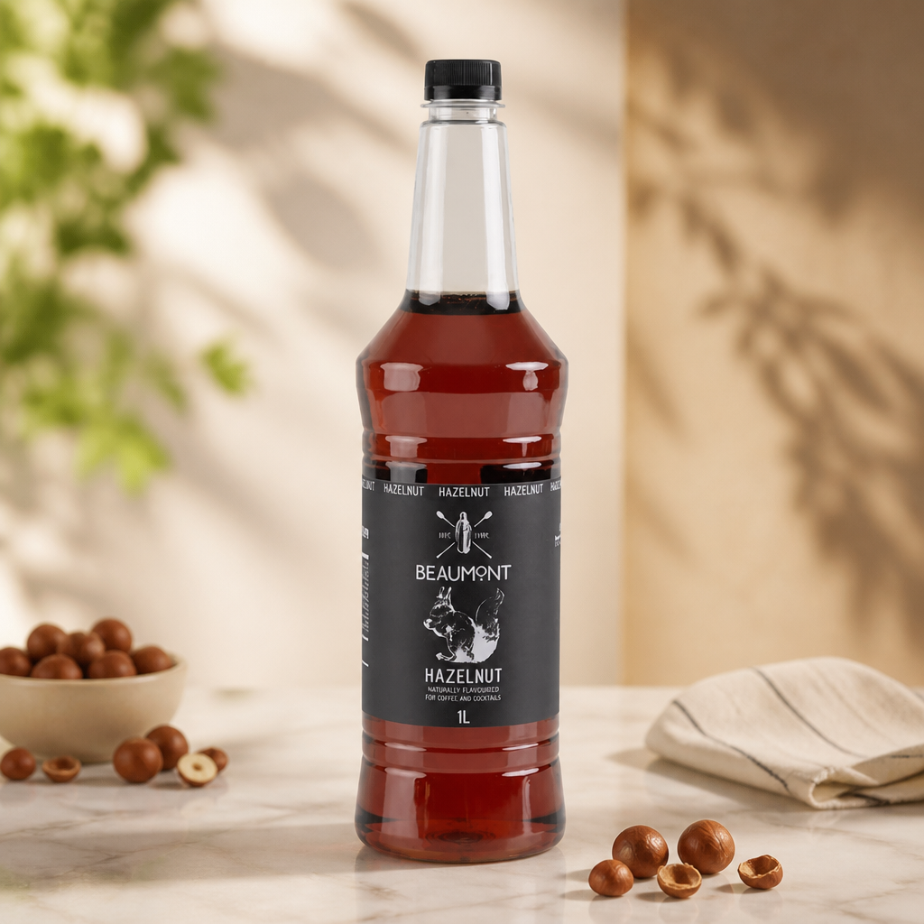Commercial Hazelnut Syrup 1L for beverages