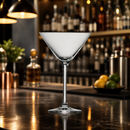 Commercial Crystal Martini Glasses 270ml - 6 Pack
