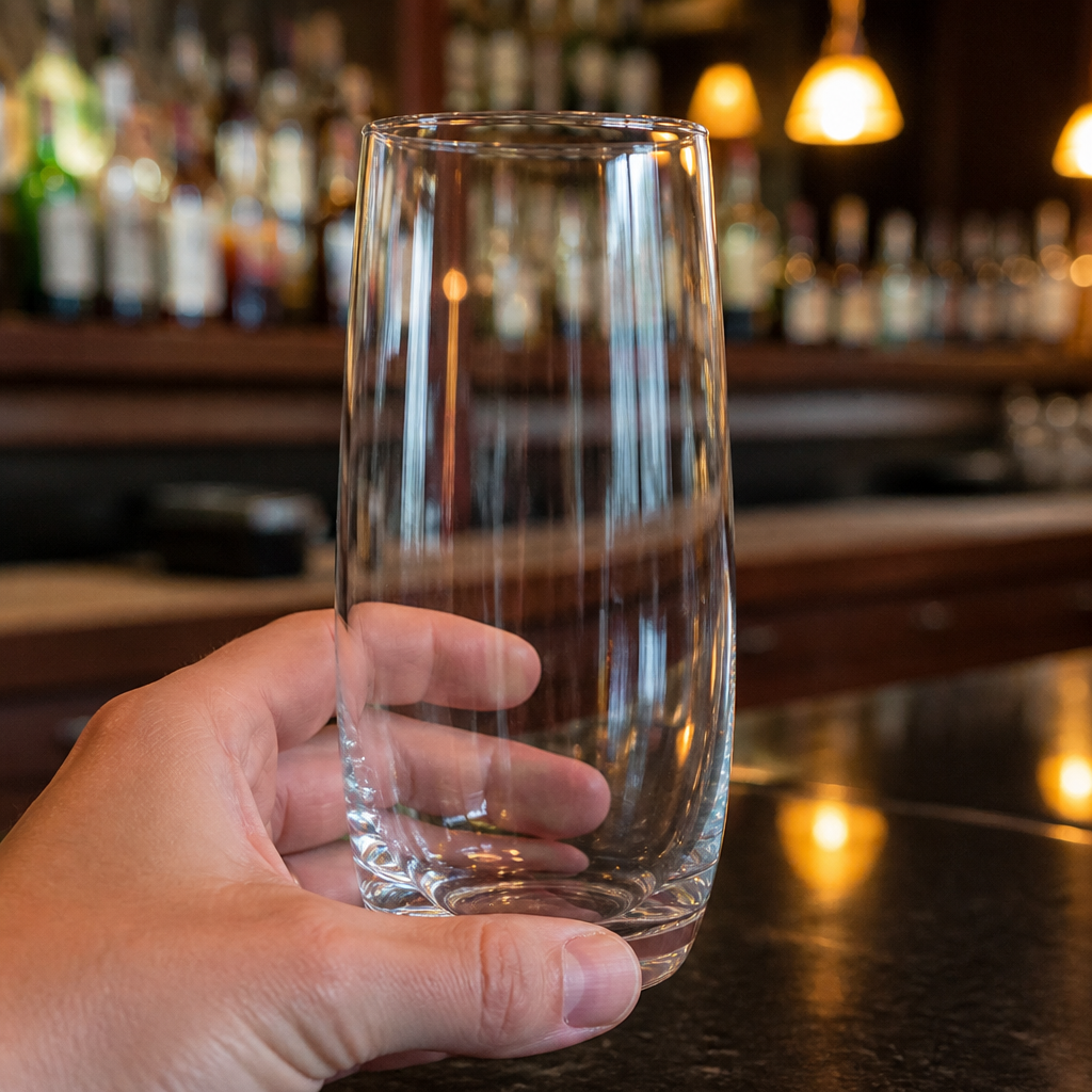 Commercial Hi Ball Glasses 430ml - 6 Pack Crystal Drinkware
