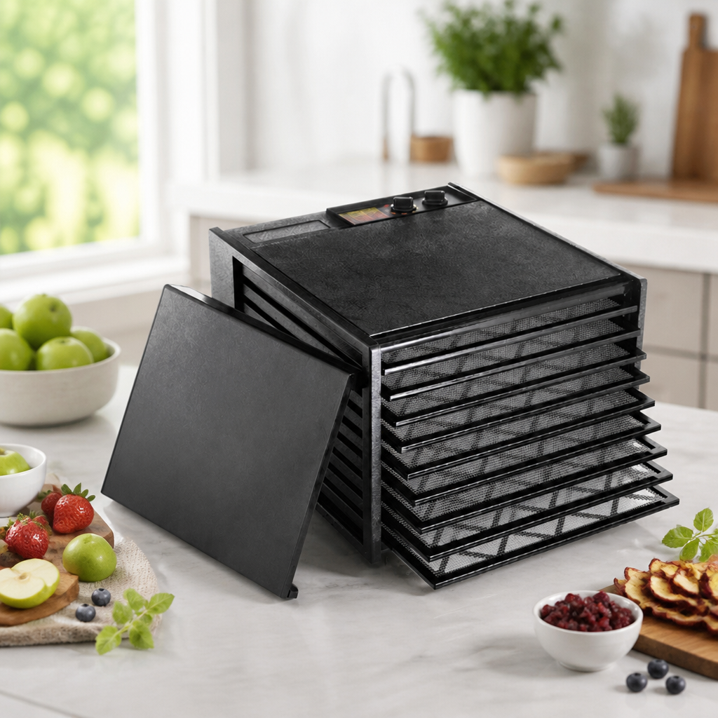Commercial 9 Tray Dehydrator with Timer for Food Preservation
