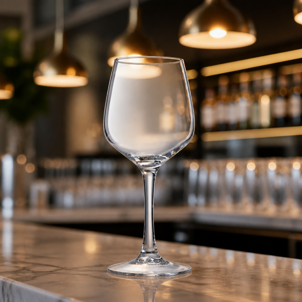 310ml Commercial Wine Glasses - 24 Pack Elegant Stemmed Glasses