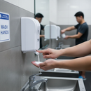 Premium 1 Litre Bulk Fill Manual Liquid Soap Dispenser with Indicator Window for Easy Maintenance
