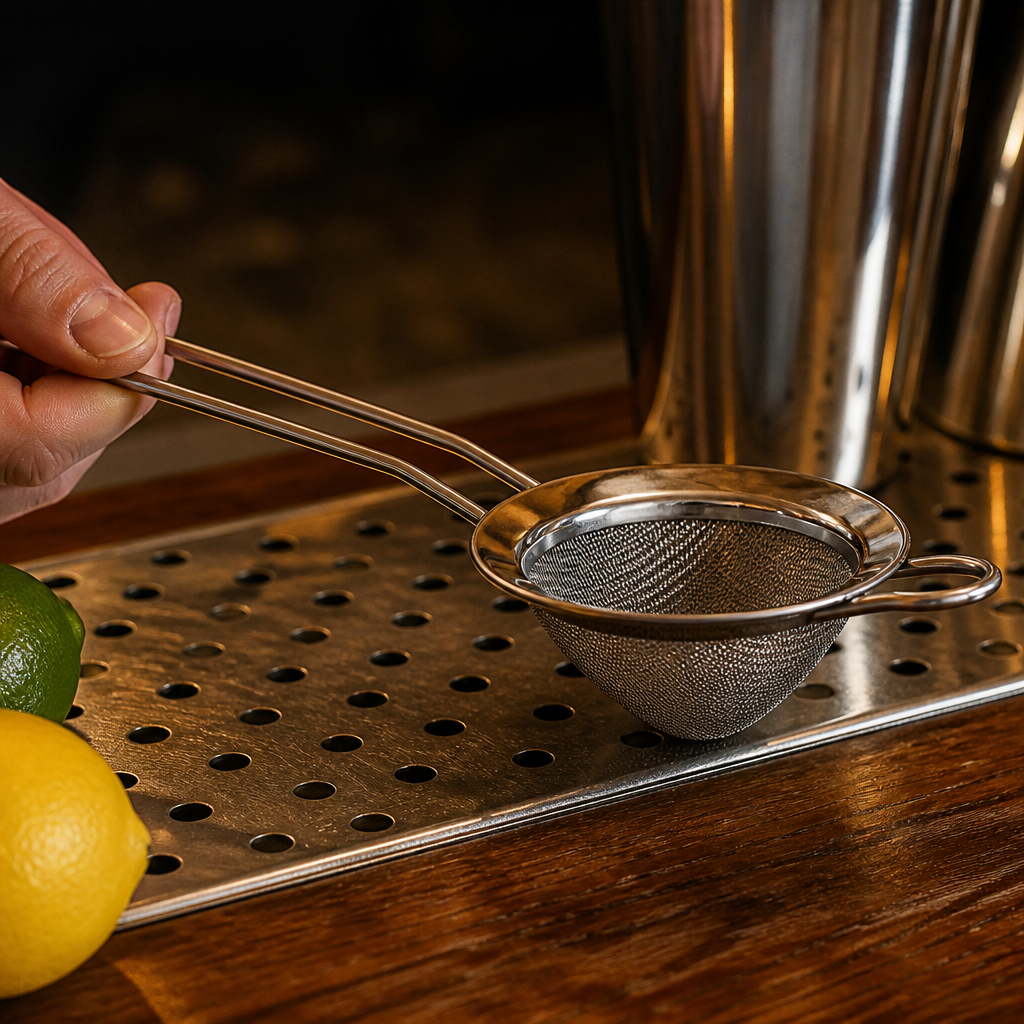 Commercial Fine Mesh Strainer 47mm Height for Cocktails