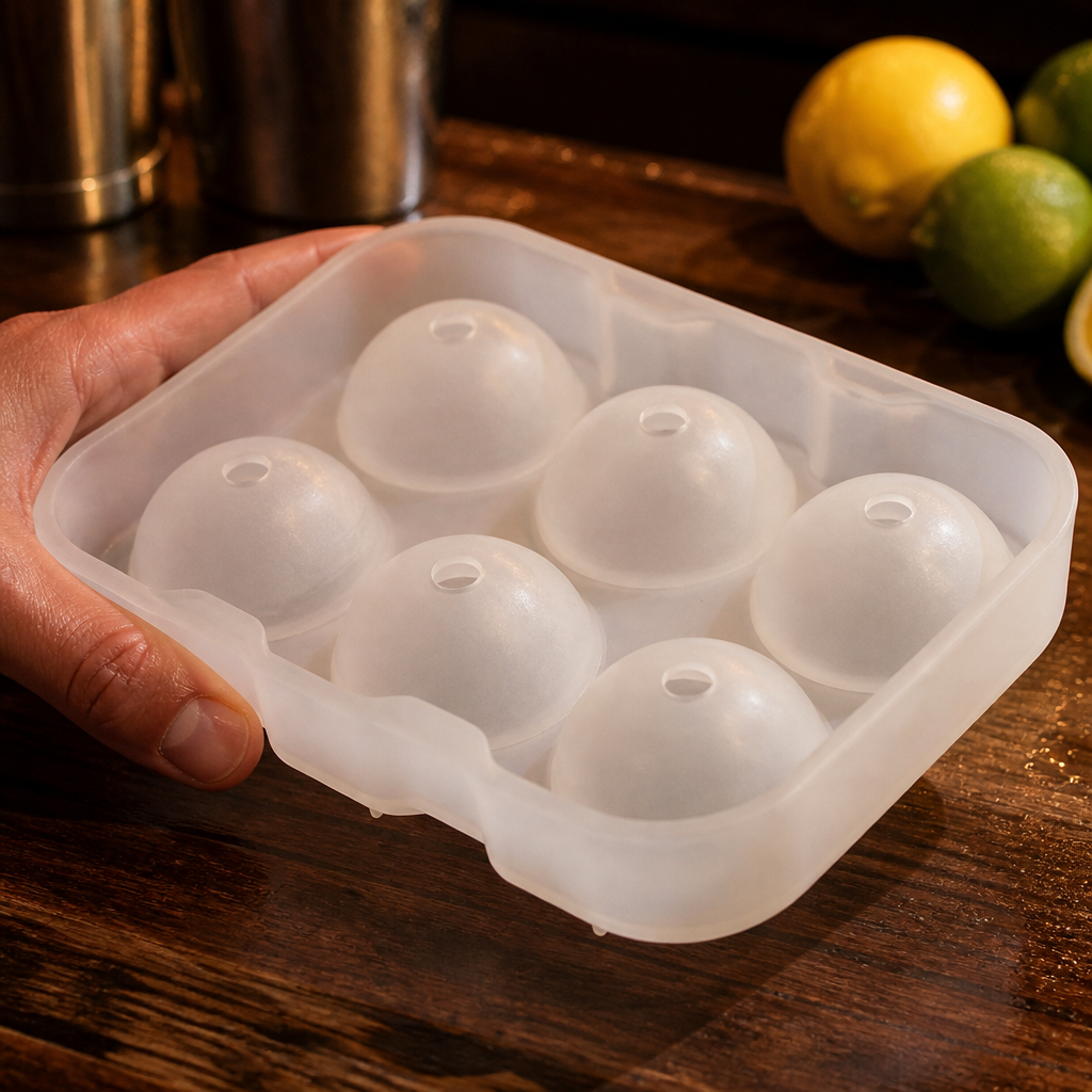 Commercial Silicone Ice Ball Mould for creating ice spheres