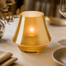 Commercial Satin Gold Votives Candle Holders 89mm 12 Pack