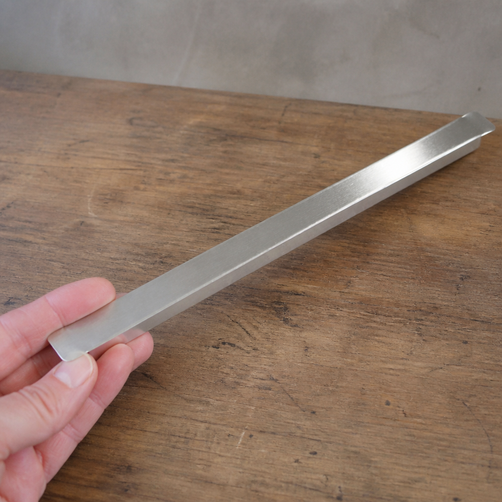 Commercial stainless steel support for countertop prep fridges