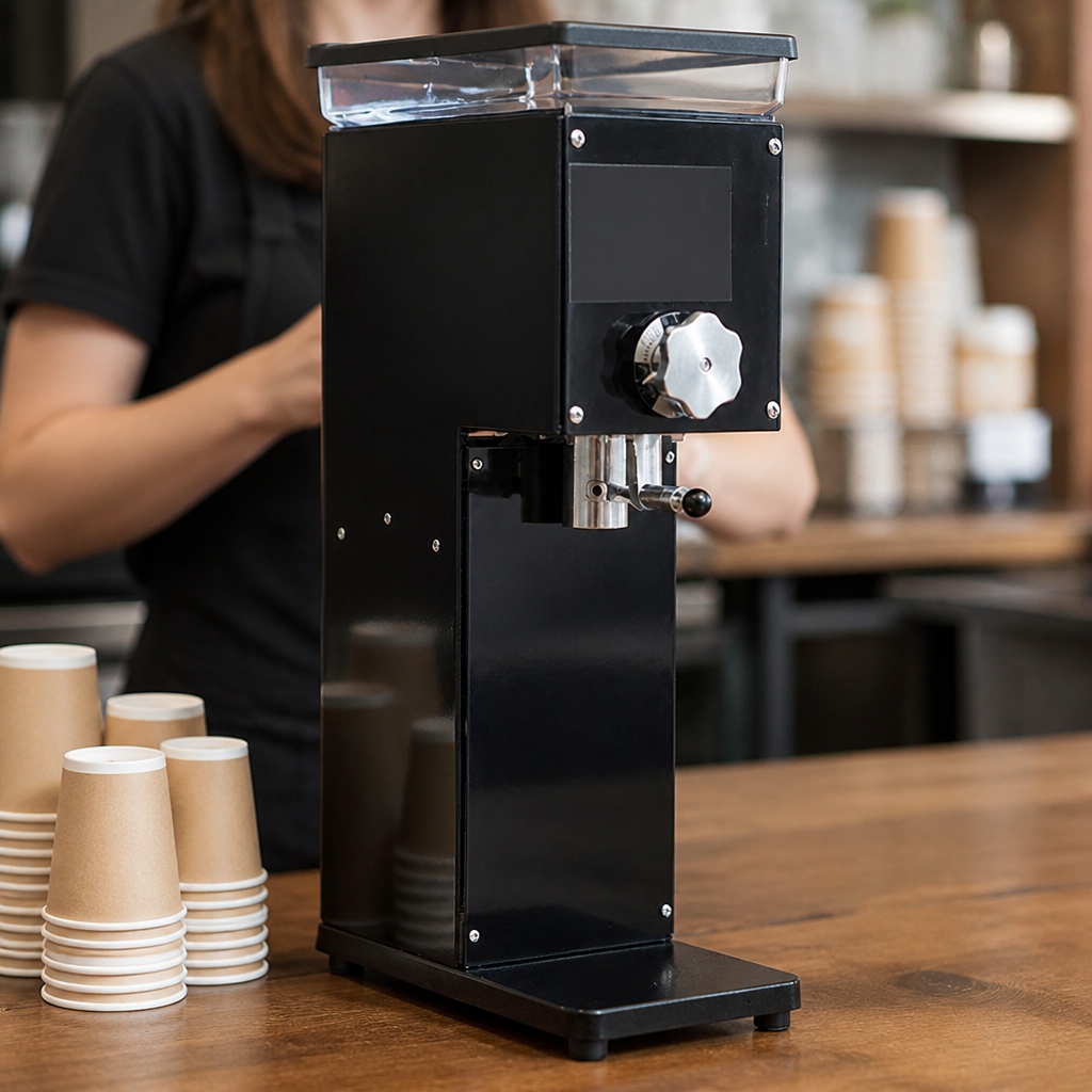 Commercial Coffee Grinder 1.7kg Capacity Durable Design