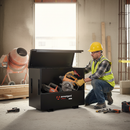 Premium Heavy Duty Site Chest with Anti-Jemmy System, 2 Shelves, and Forklift Skids for Enhanced Security and Organization