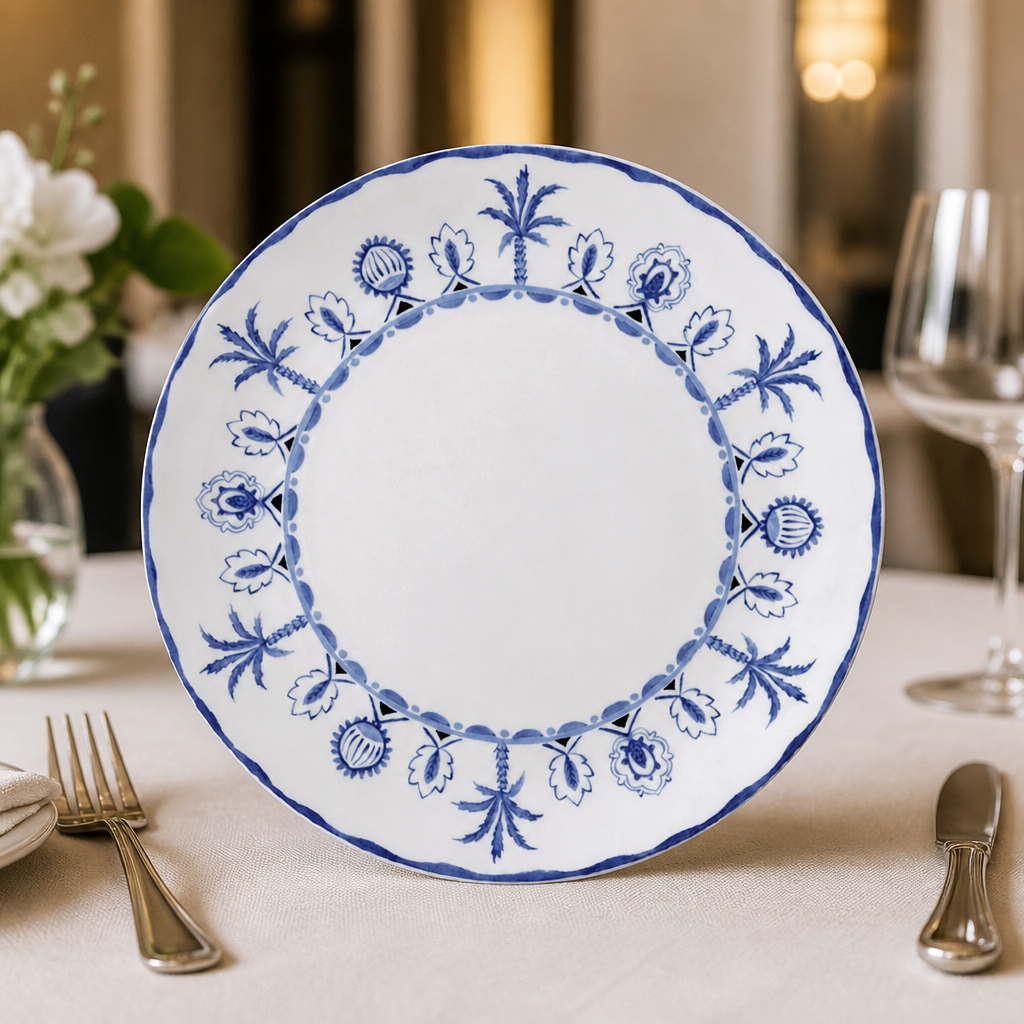 Commercial Coupe Plates 270mm Hand-Decorated 12 Pack