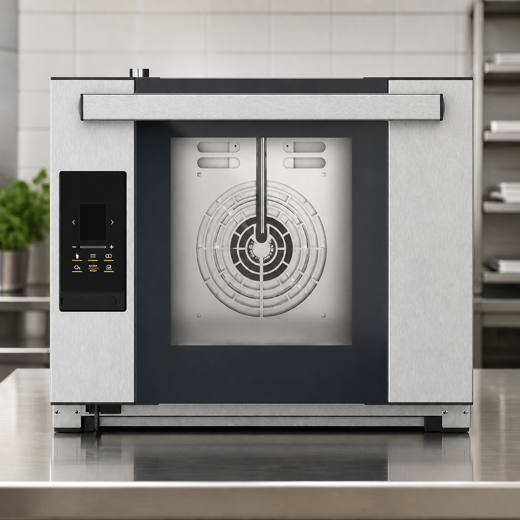 Commercial 4 Tray Convection Oven 3.5kW Stainless Steel