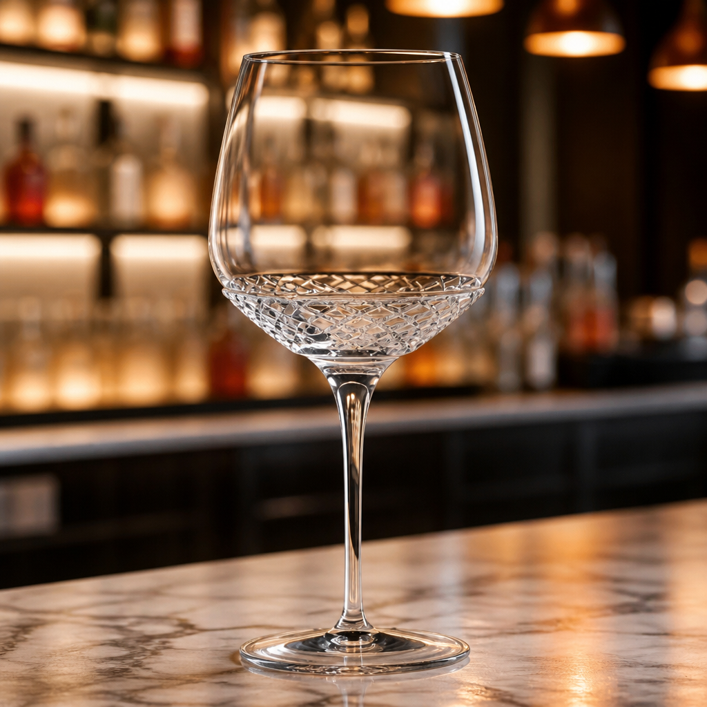 800ml lead-free crystal commercial gin glasses 12 pack