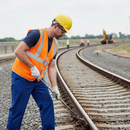 Premium High Visibility Rail Track Vest - Certified EN471 Class 2:2, EN510 Anti-Entanglement, Adjustable Fit, Quick Release - Orange Color