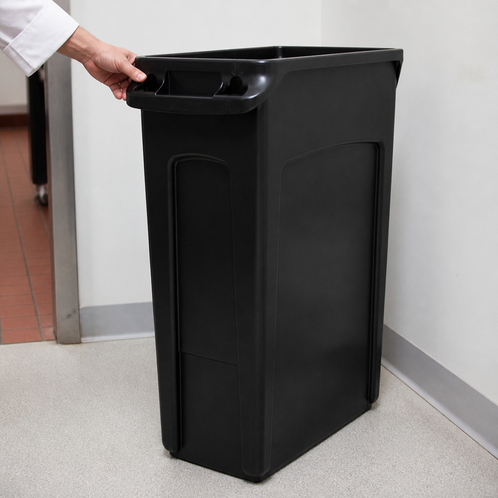 Commercial Waste Bin 87L with Venting Channels