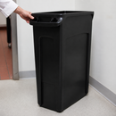 Commercial Slim Jim Waste Bin 87L with Venting Channels