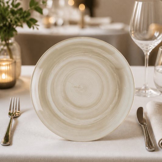 Commercial Coupe Plates 285mm Natural 12 Pack
