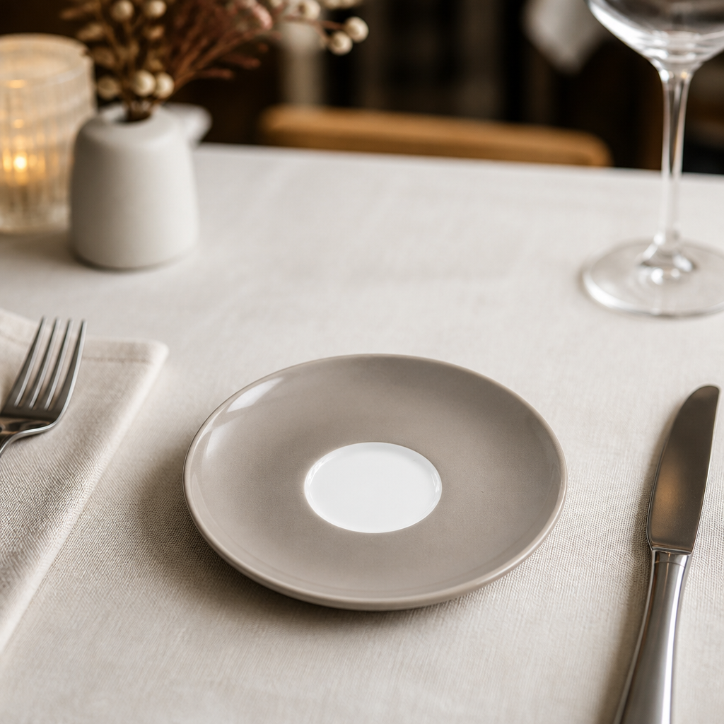 Commercial Porcelain Smoke Saucers 127mm - 6 Pack