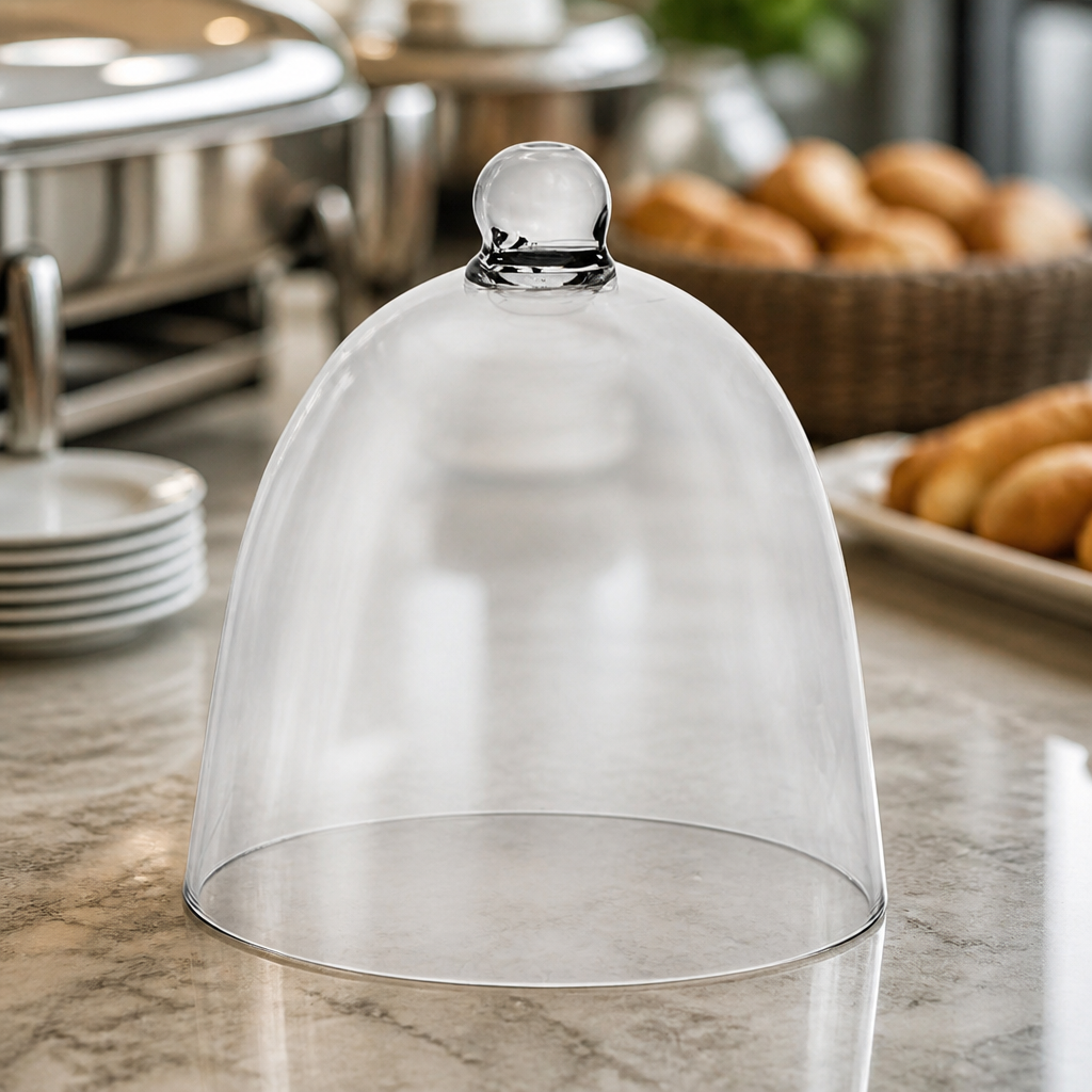 Commercial Clear Cloche Food Covers 140mm - 6 Pack