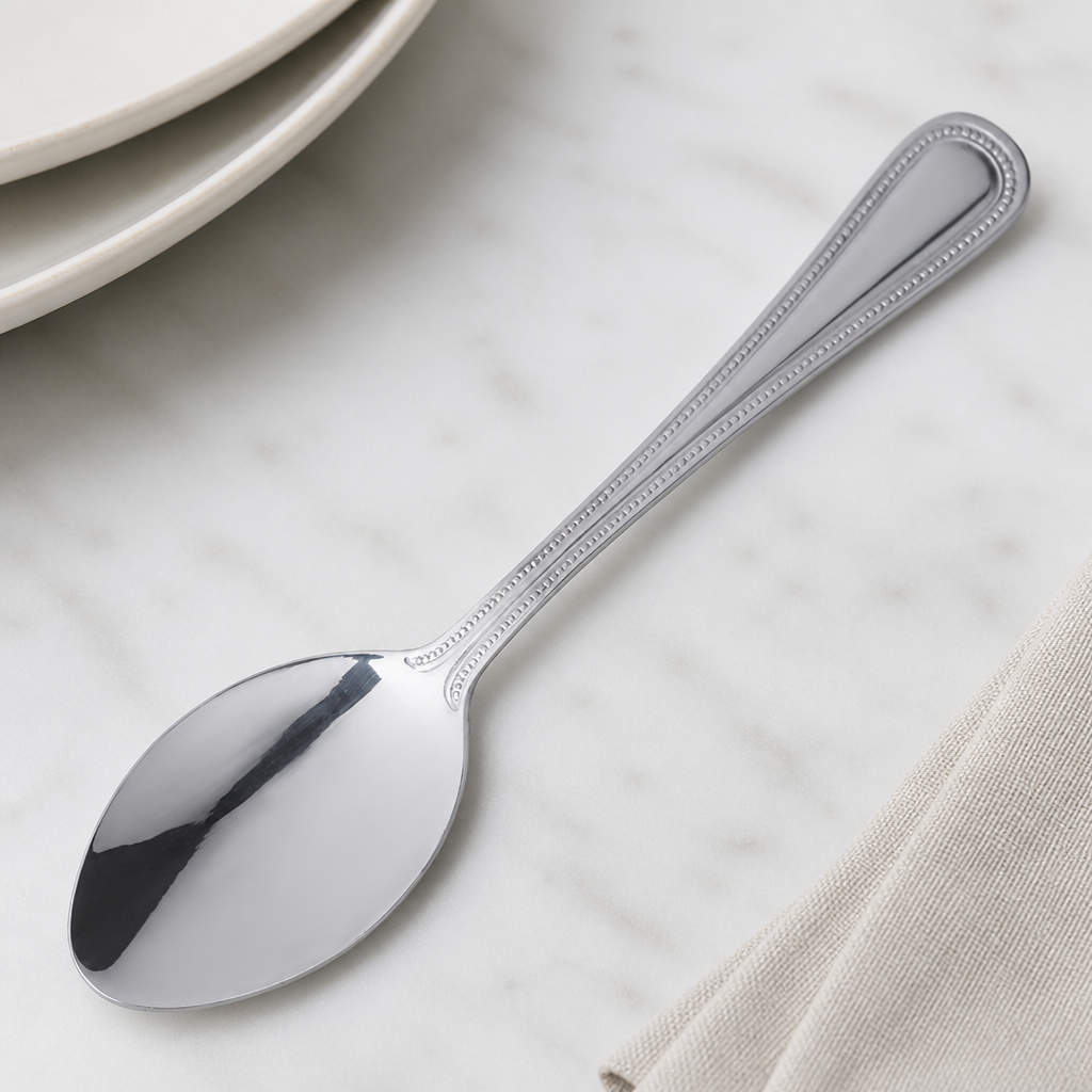 Commercial Bead Service Spoons 12 Pack 206mm Stainless Steel