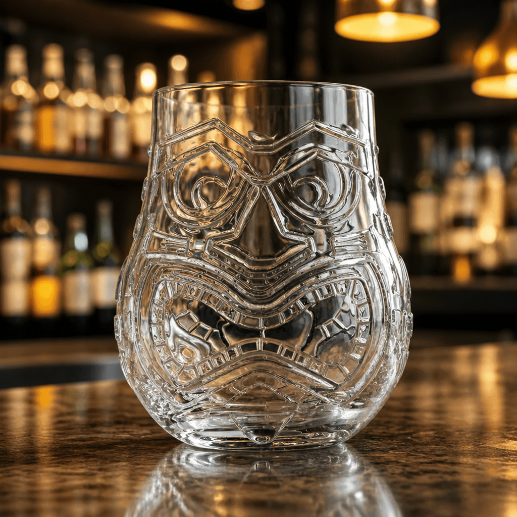Commercial Tiki Two-Face Tumblers 470ml - 6 Pack