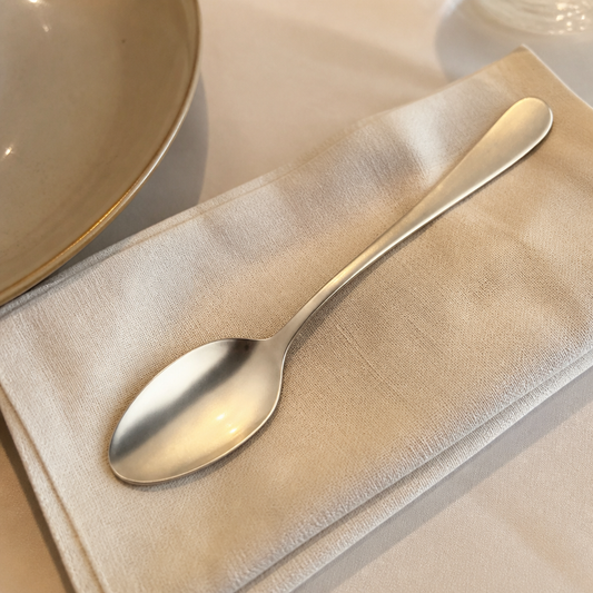 Commercial Medium Teaspoon Set 12 Pack Champagne Finish