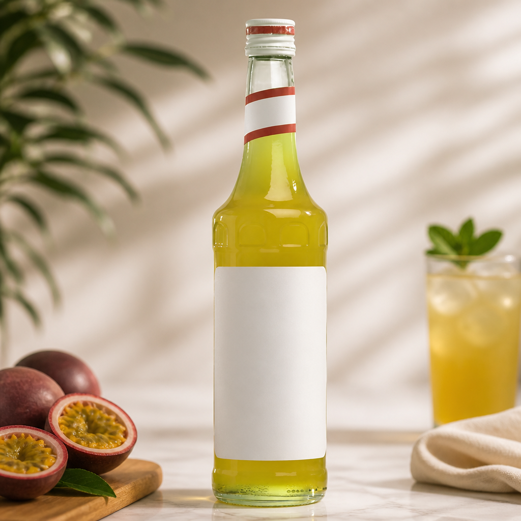700ml Commercial Passion Fruit Syrup for Beverages and Cocktails