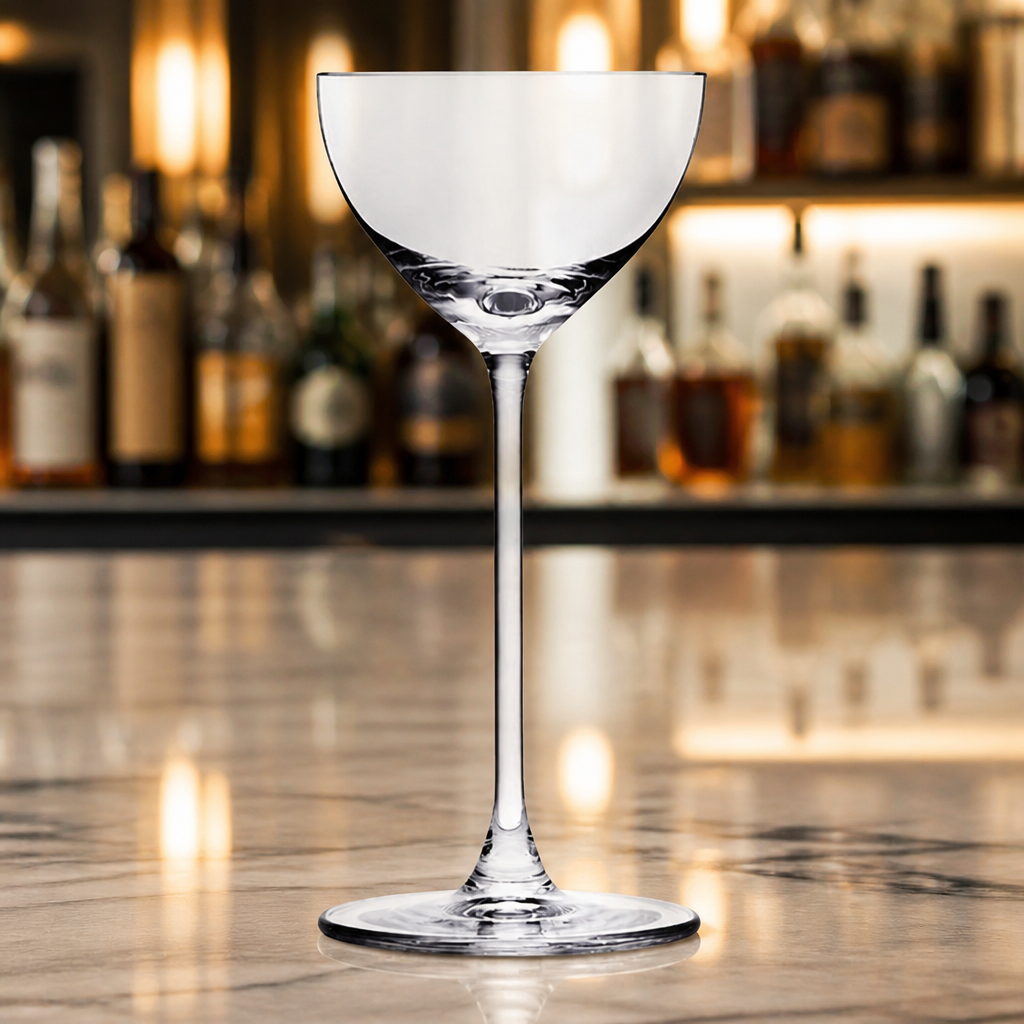 Set of 6 elegant 155ml Nick And Nora glasses