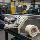Premium Durable Flatback Paper Masking Tape for Sandblasting and Spray Painting Applications with Strong Adhesive and High-Temperature Resistance