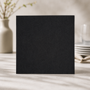Commercial Recyclable Black Dinner Napkins 40x40cm 3ply 1000 Pack