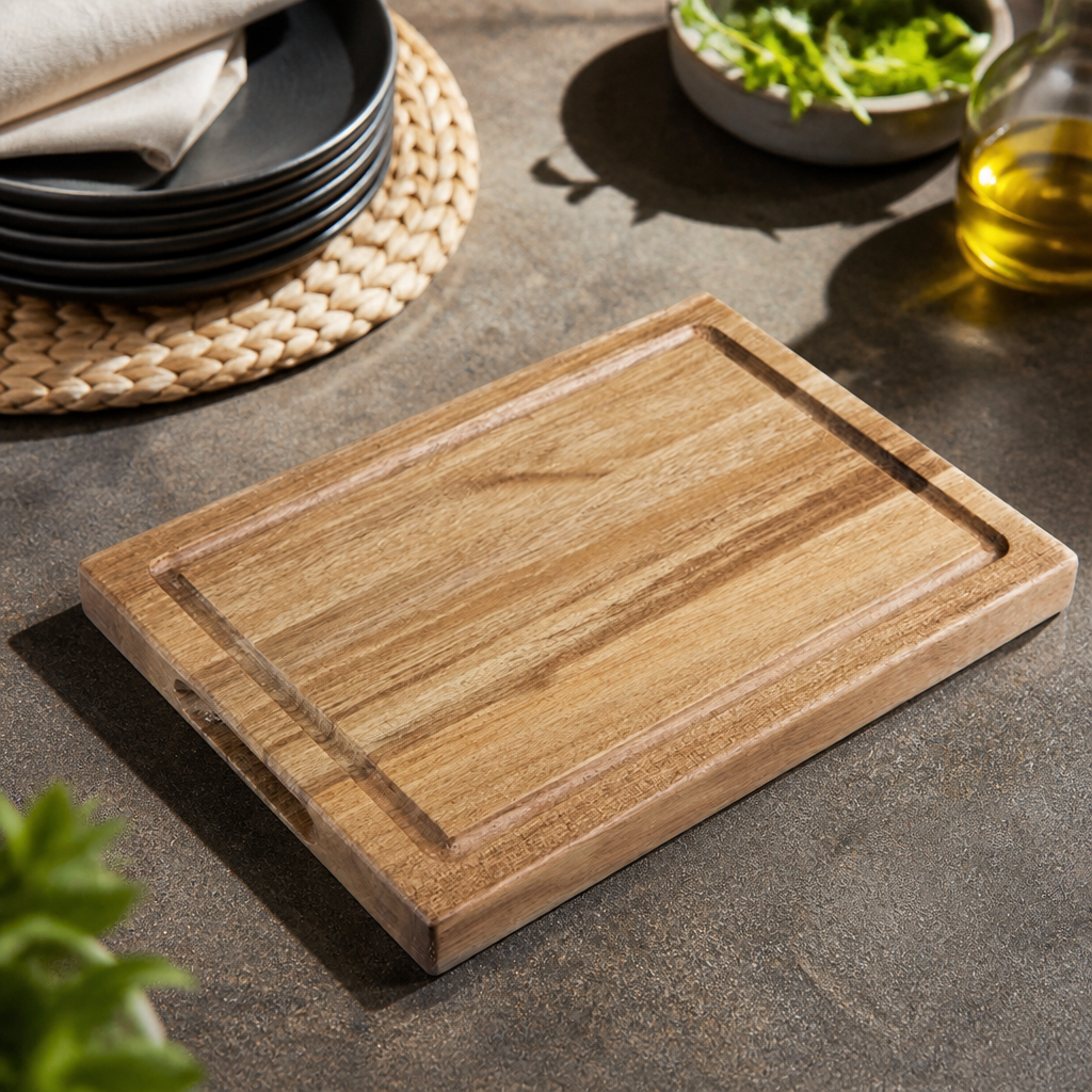 Commercial Acacia Steak Board 260mm Wooden Dinnerware