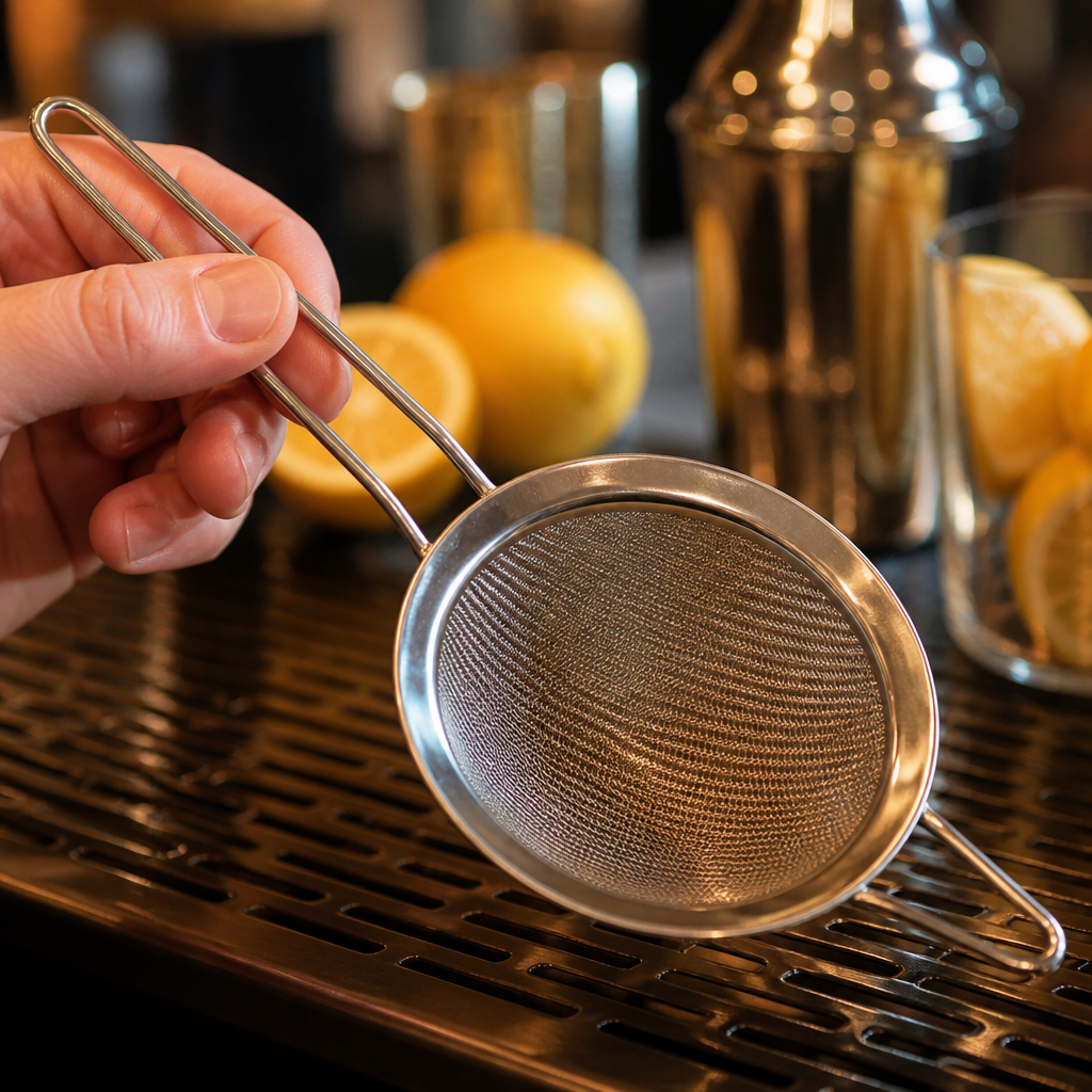 10cm Commercial Stainless Steel Sieve for food preparation