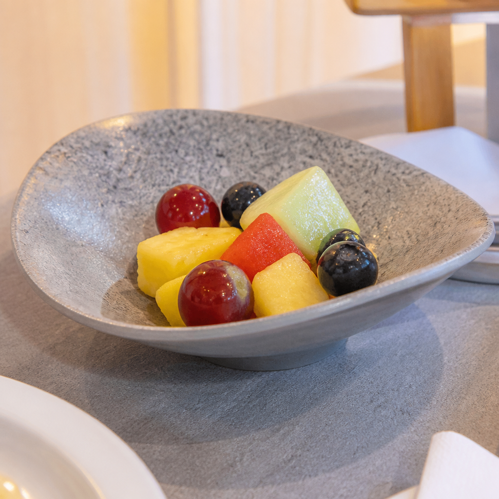 Commercial Melamine Curved Bowl 20ml 105 x 100mm